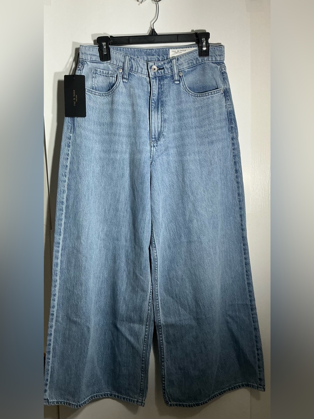 rag & bone Light Blue  Wide-Leg women’s Jeans sz27